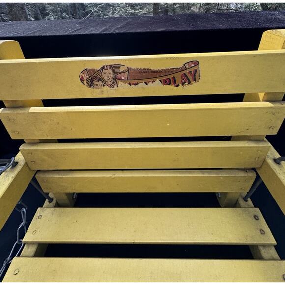 Vintage Original MERRIPLAY Child’s Baby SWING W/ Chains very rare HTF! - Picture 2 of 8